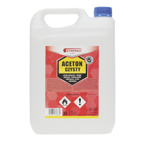 Aceton czysty rozcieńczalnik 5l
