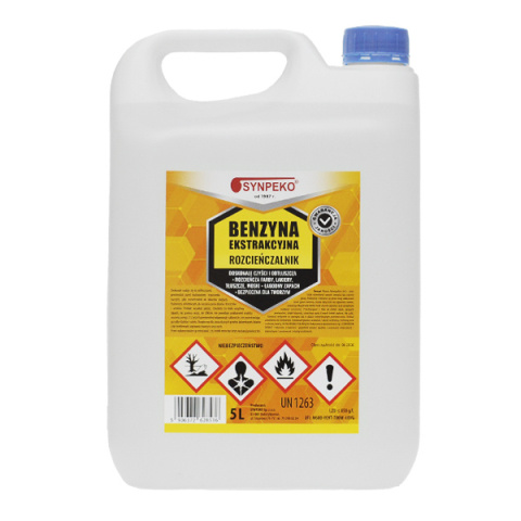 Benzyna ekstrakcyjna rozcieńczalnik 5l Benzyna ekstrakcyjna rozcieńczalnik 5l