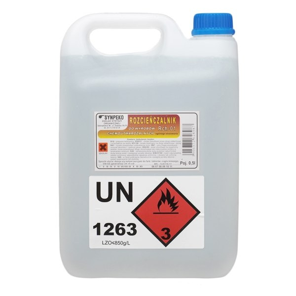 Chemoutwardzalny rozcieńczalnik 5 l Chemoutwardzalny rozcieńczalnik 5 l