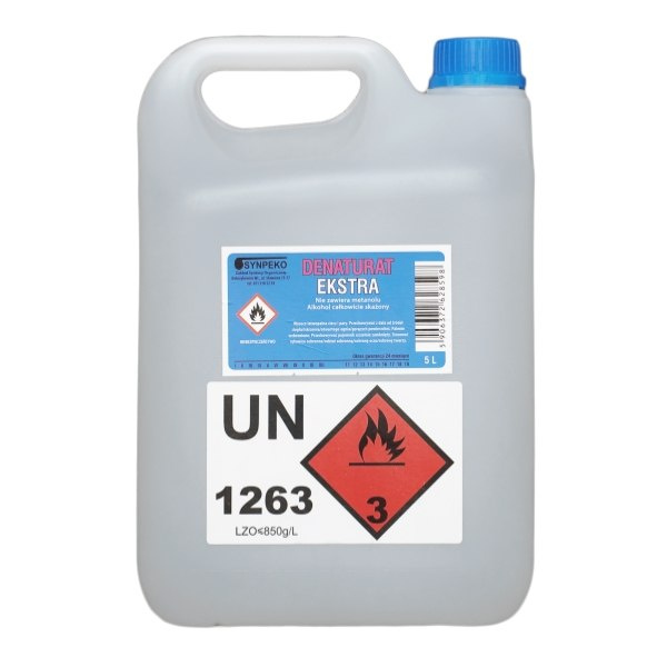 Denaturat bezbarwny 5 l (etanol 92%) Denaturat bezbarwny 5 l (etanol 92%)