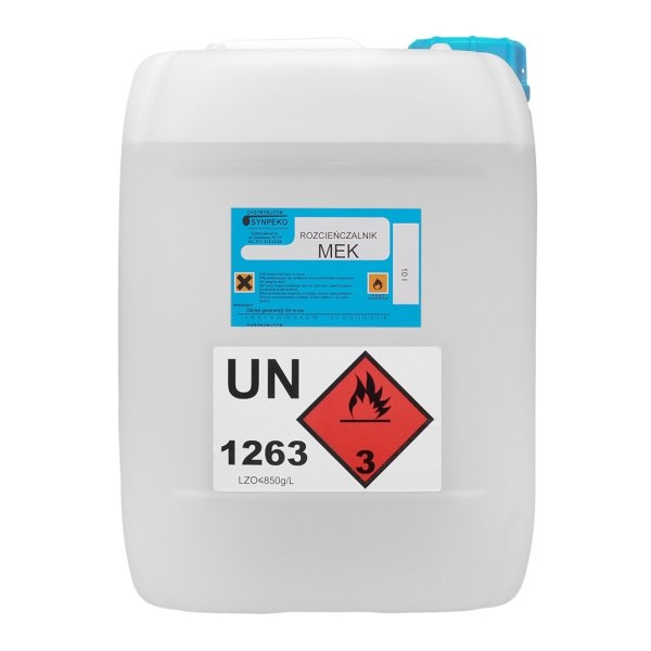 Metyloetyloketon MEK rozcieńczalnik 10l Metyloetyloketon MEK rozcieńczalnik 10l