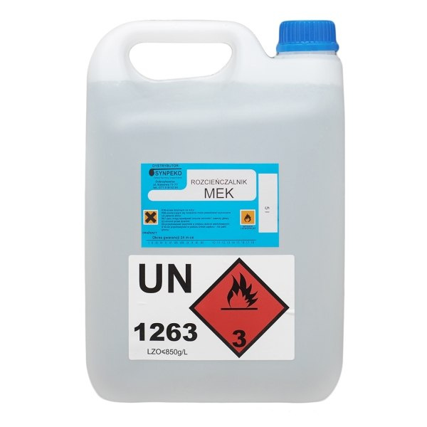Metyloetyloketon MEK rozcieńczalnik 5l Metyloetyloketon MEK rozcieńczalnik 5l