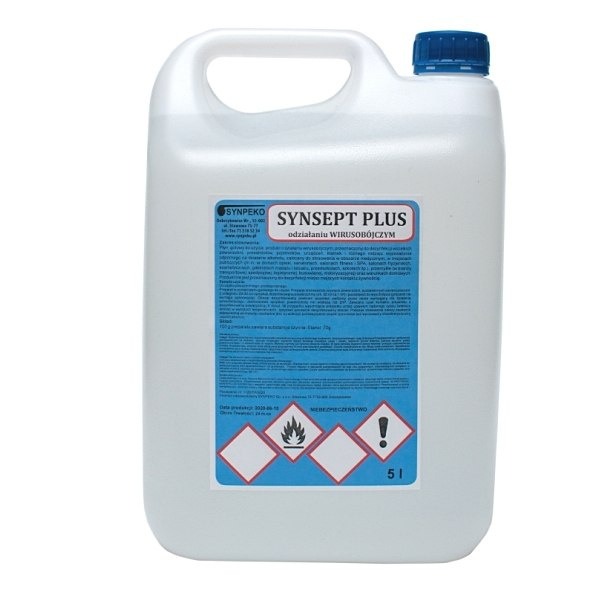 Synsept Plus dezynfekcja powierzchni 5L Synsept Plus dezynfekcja powierzchni 5L